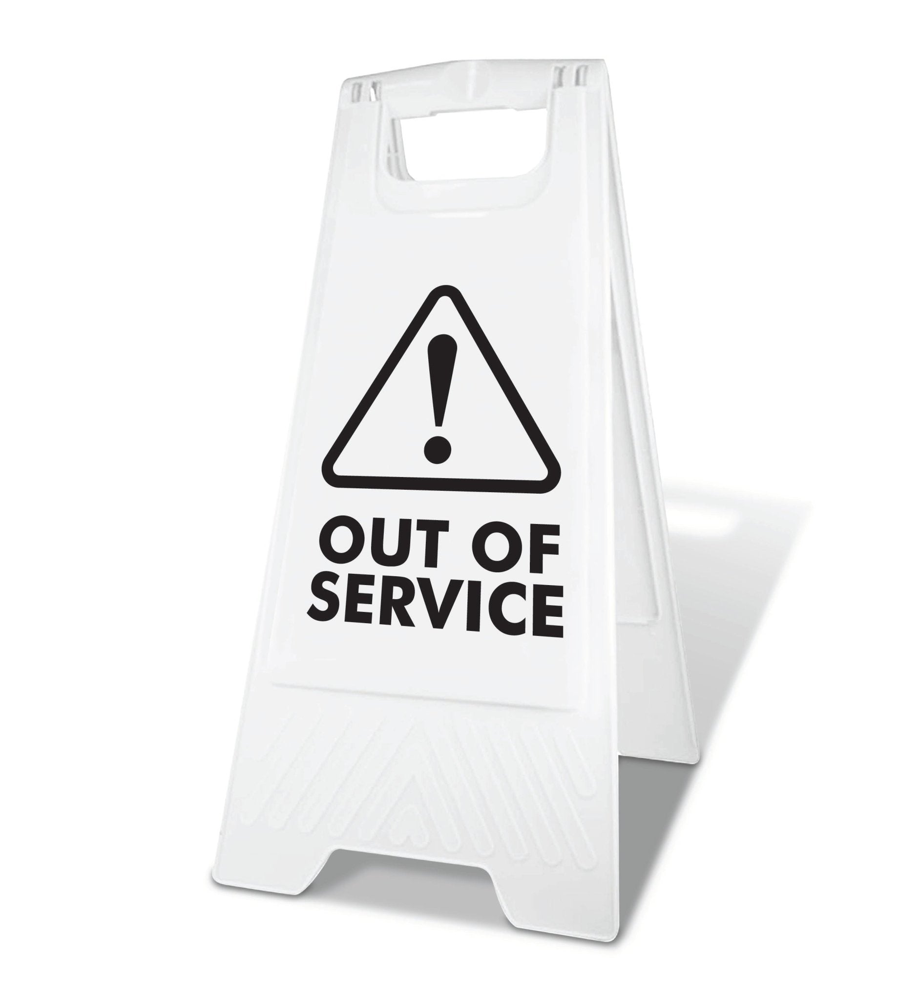 White A - Frame - Out Of Service - New Signs
