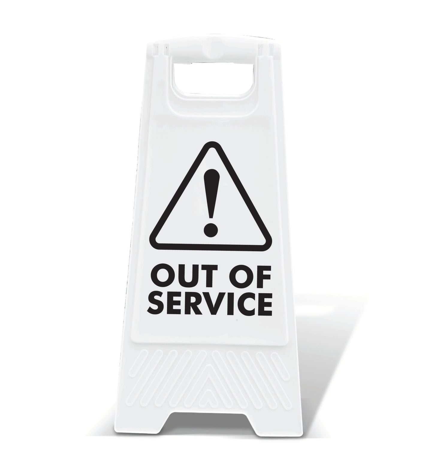 White A - Frame - Out Of Service - New Signs