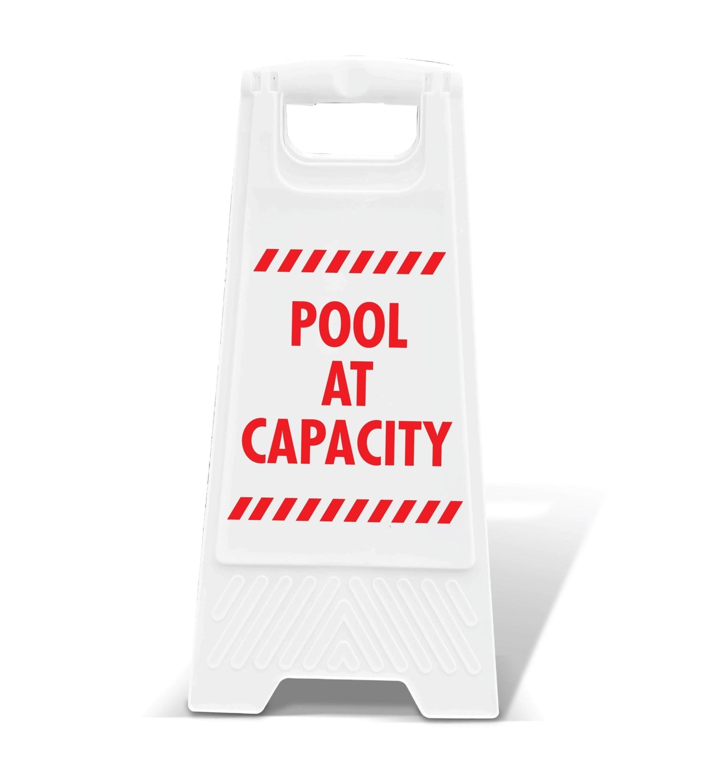 White A - Frame - Pool At Capacity - New Signs
