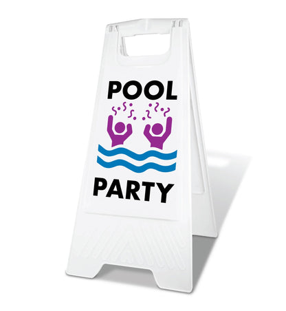 White A - Frame - Pool Party - New Signs