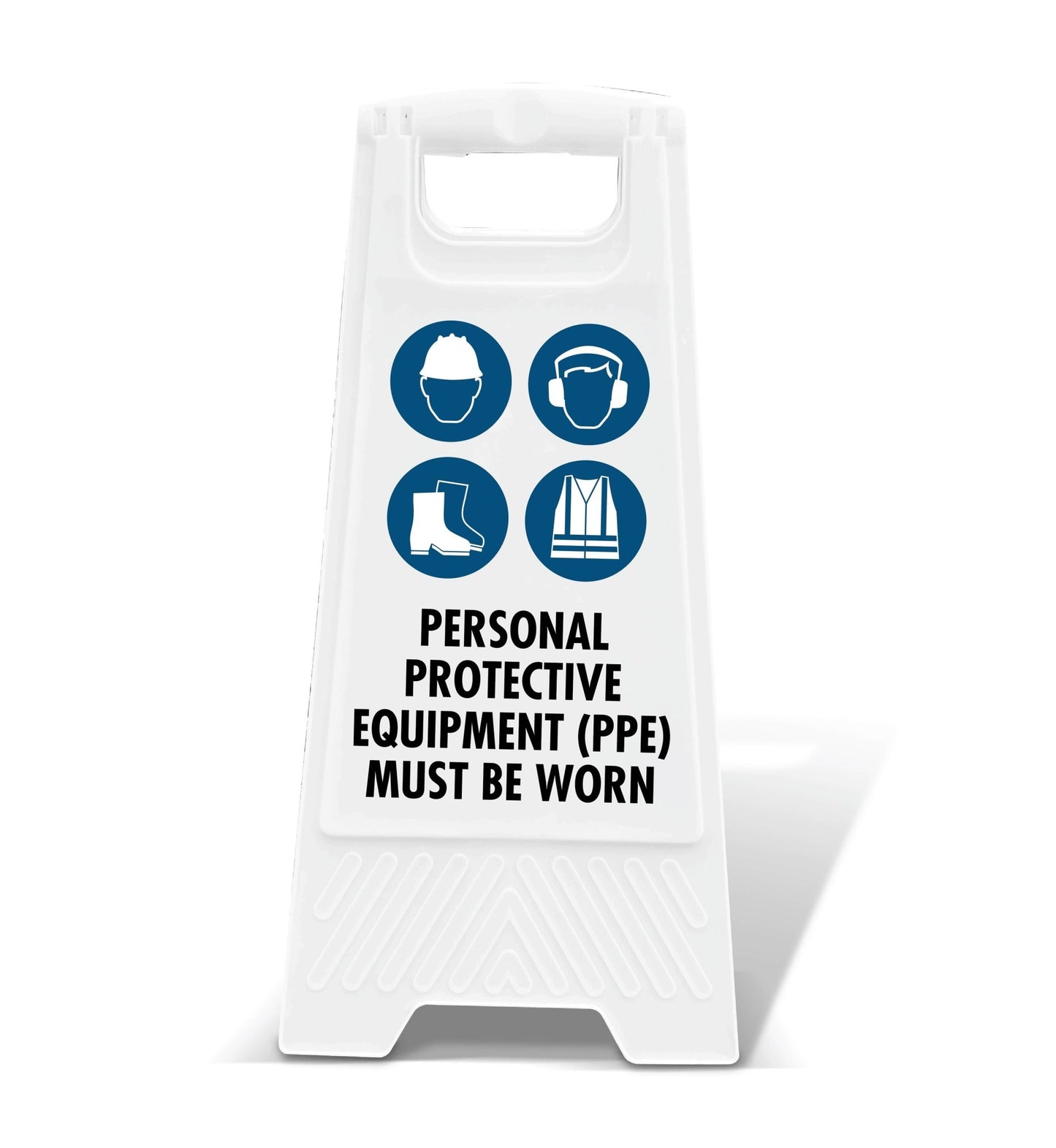 White A - Frame - PPE Must be Worn 1 - New Signs