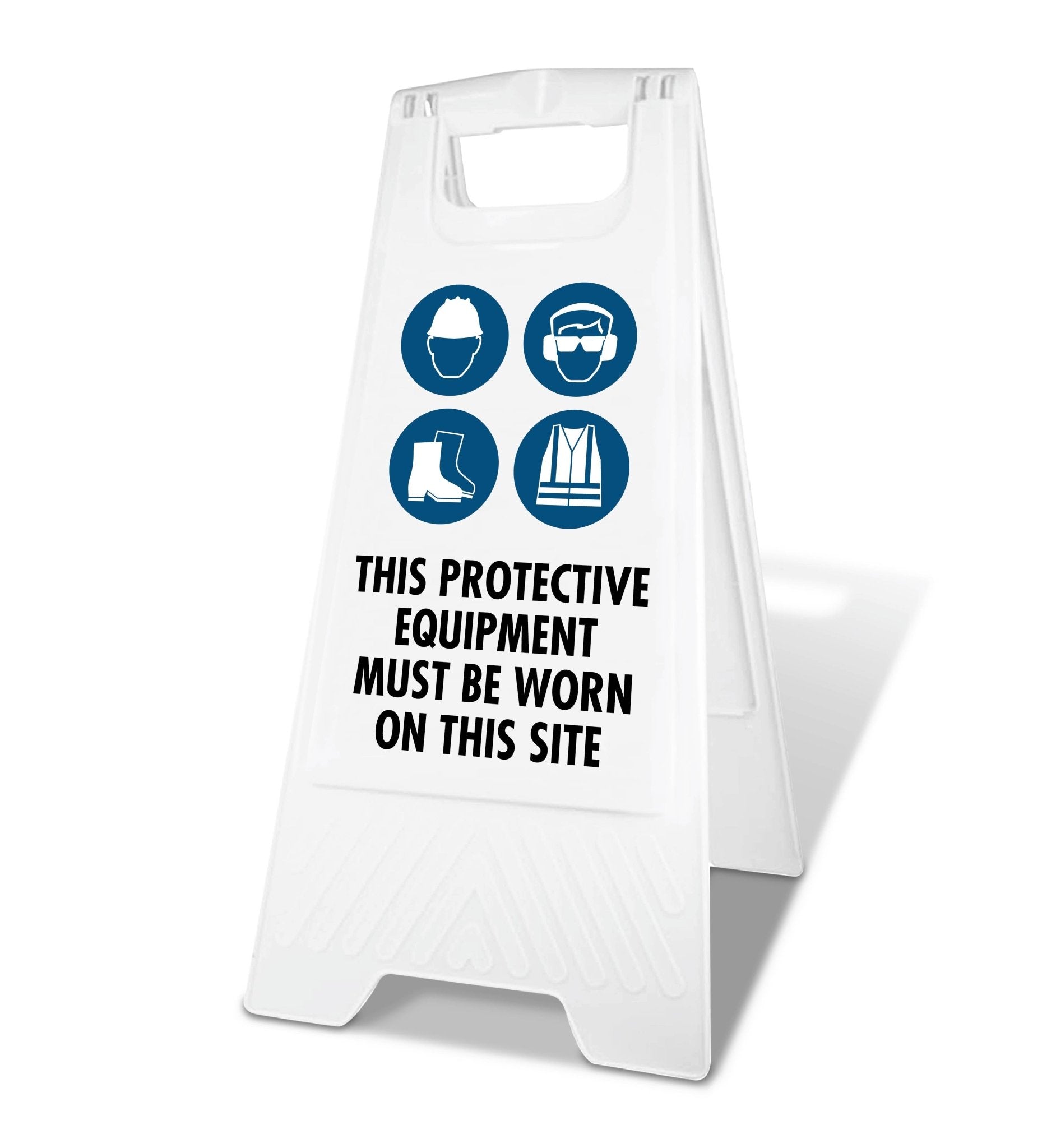 White A - Frame - PPE Must be Worn 3 - New Signs