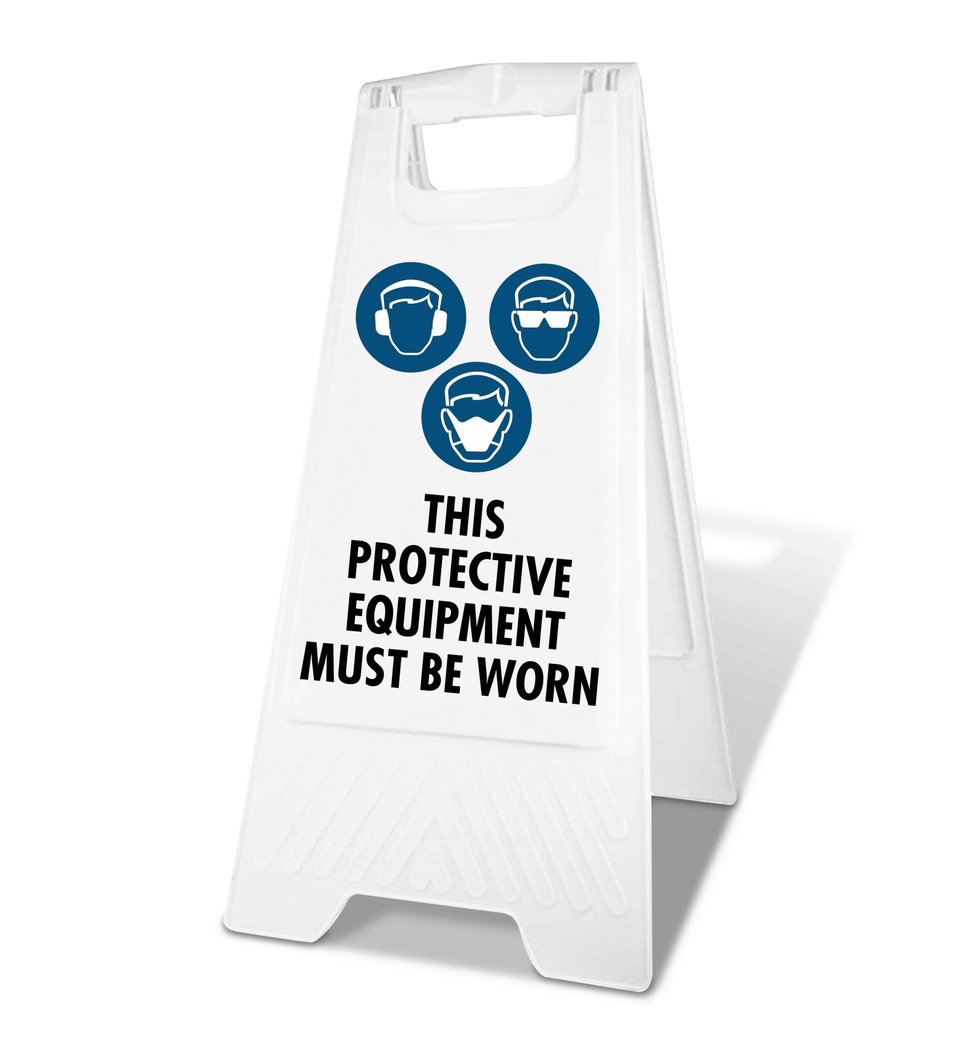 White A - Frame - PPE Must Be Worn 7 - New Signs