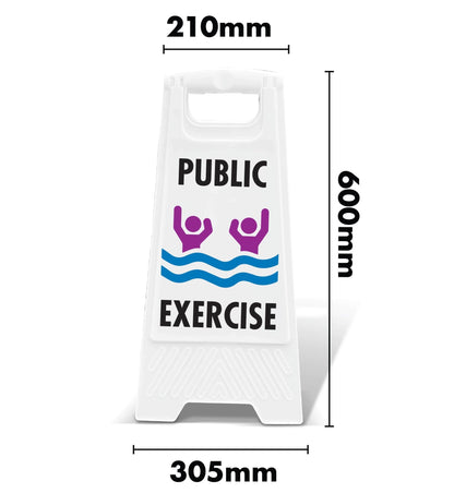 White A - Frame - Public Exercise - New Signs