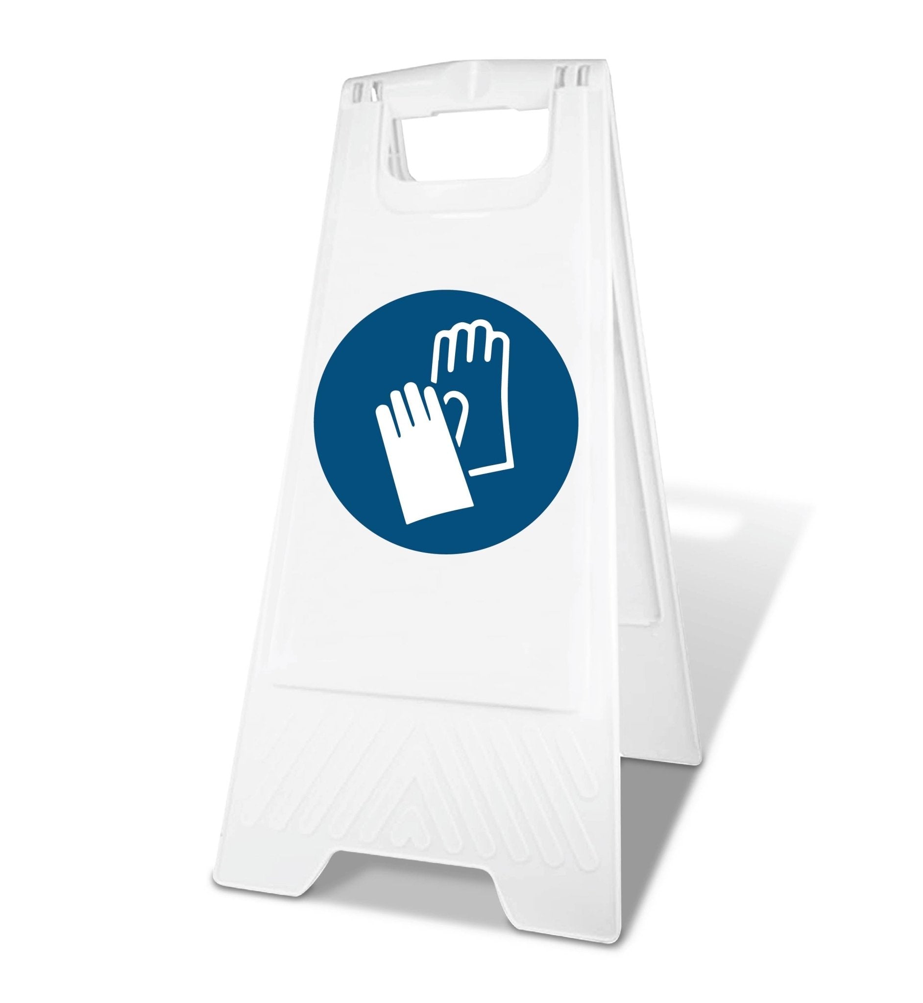 White A - Frame - Safety Gloves - New Signs