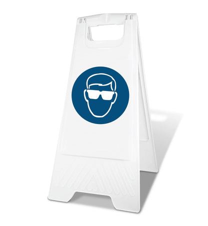 White A - Frame - Safety Goggles - New Signs