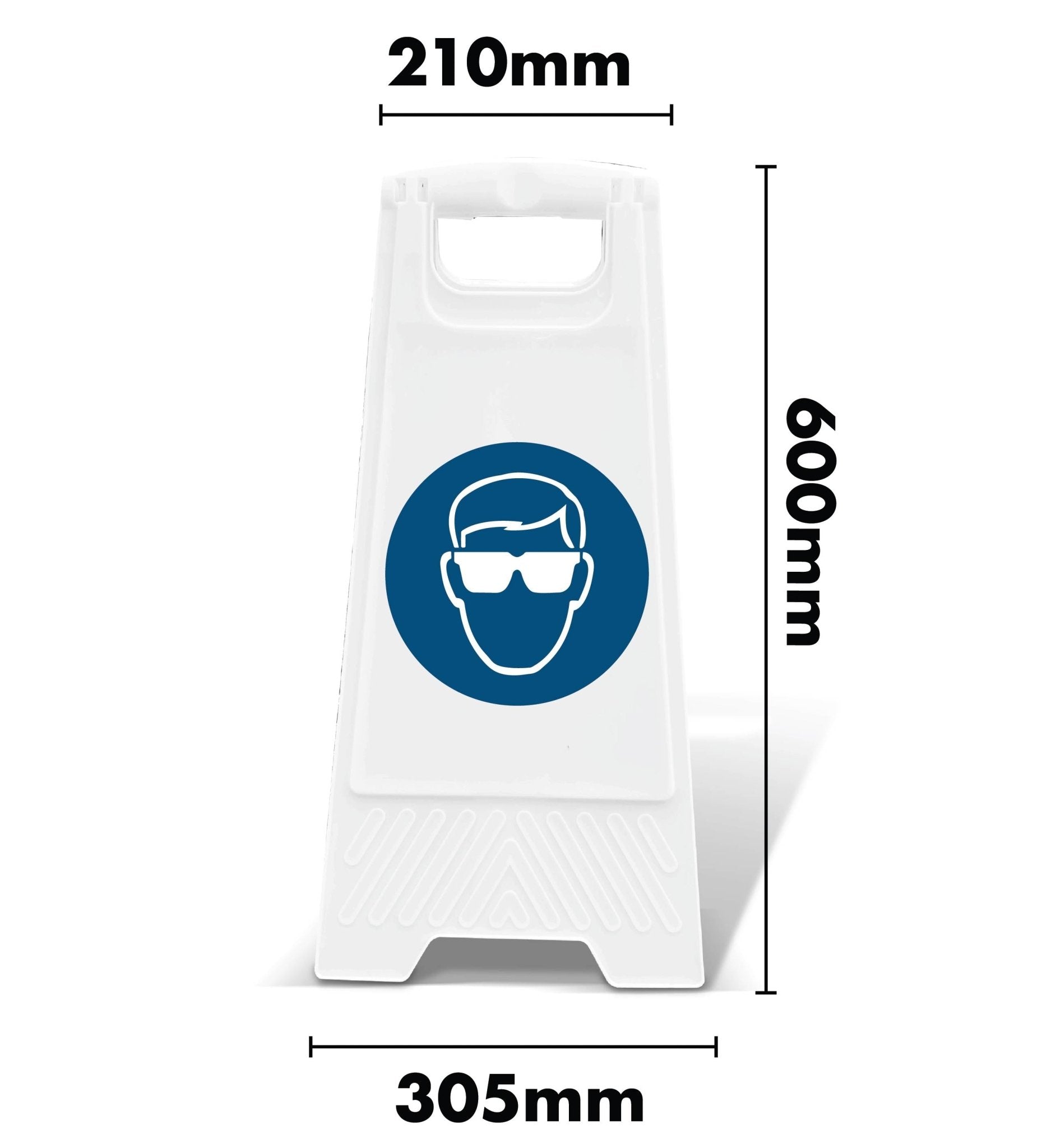 White A - Frame - Safety Goggles - New Signs