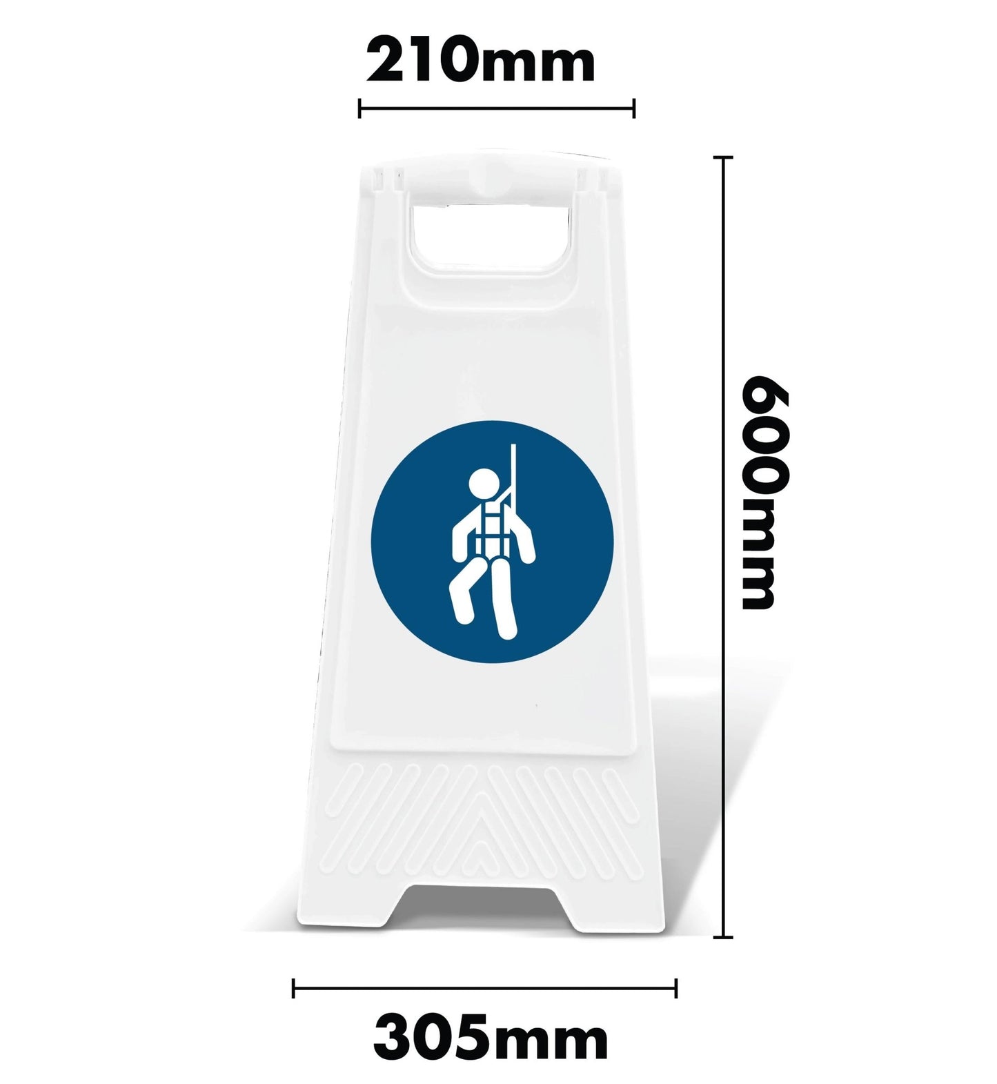 White A - Frame - Safety Harness - New Signs