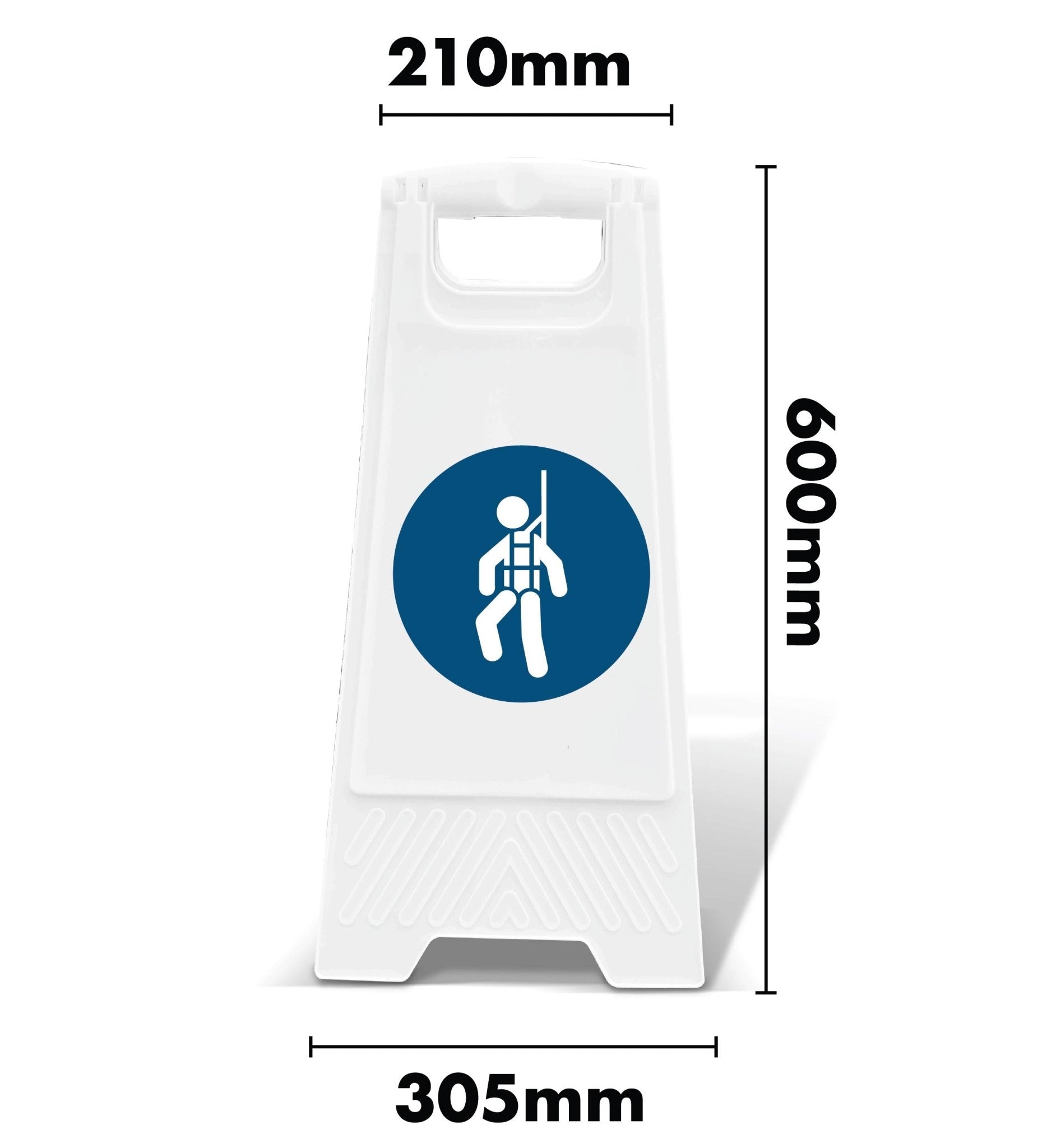 White A - Frame - Safety Harness - New Signs