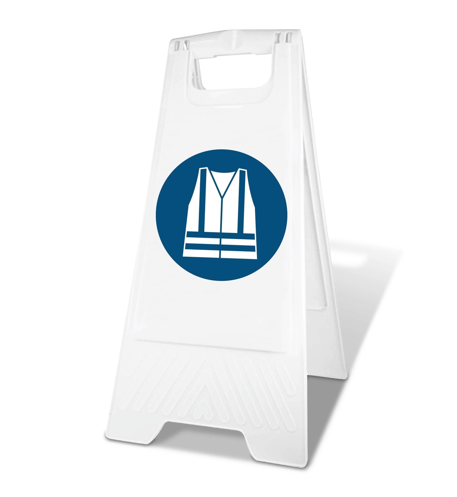 White A - Frame - Safety Vest - New Signs