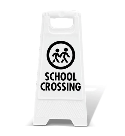 White A - Frame - School Crossing - New Signs