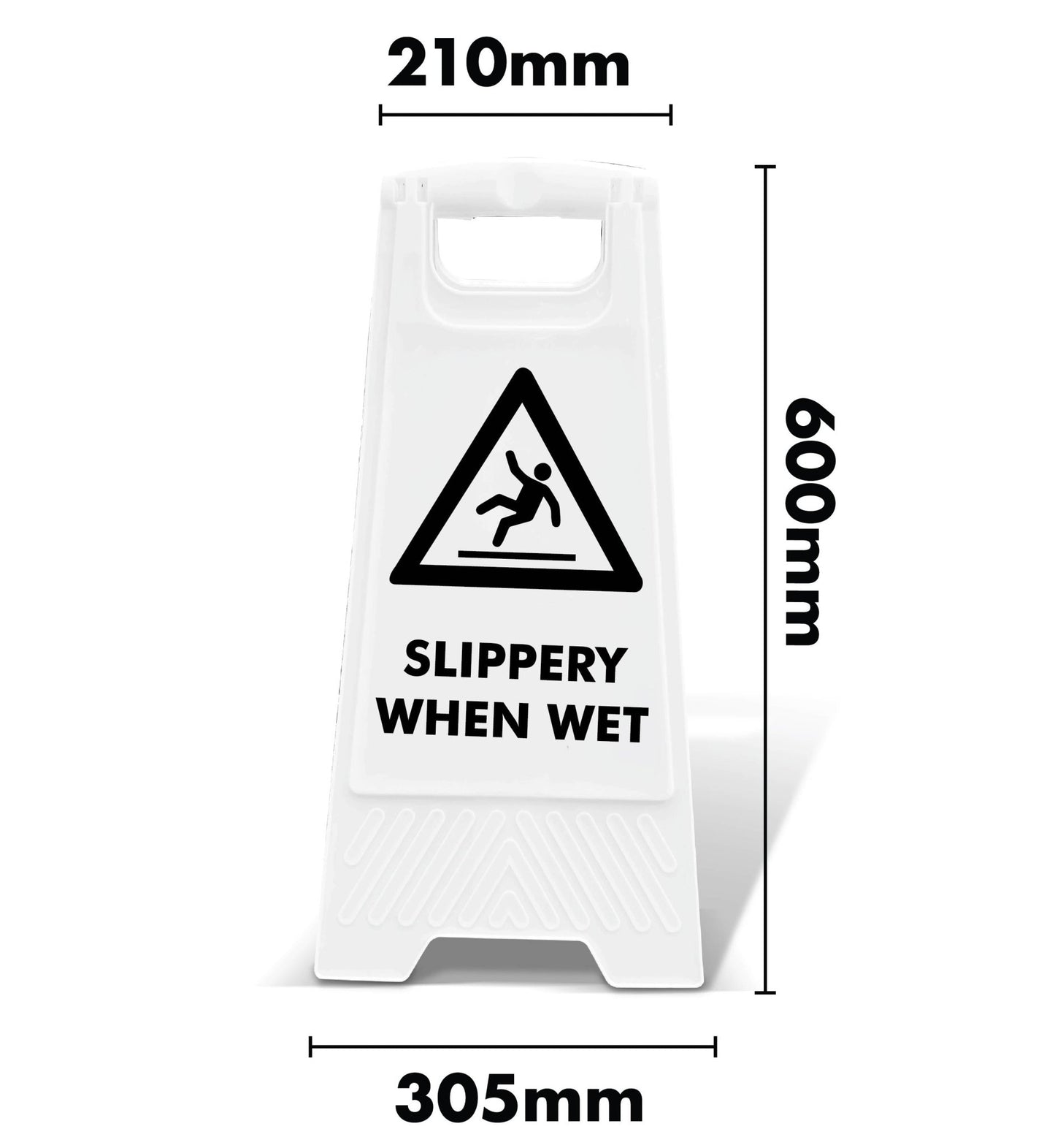 White A - Frame - Slippery When Wet - New Signs