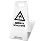 White A - Frame - Slippery When Wet - New Signs