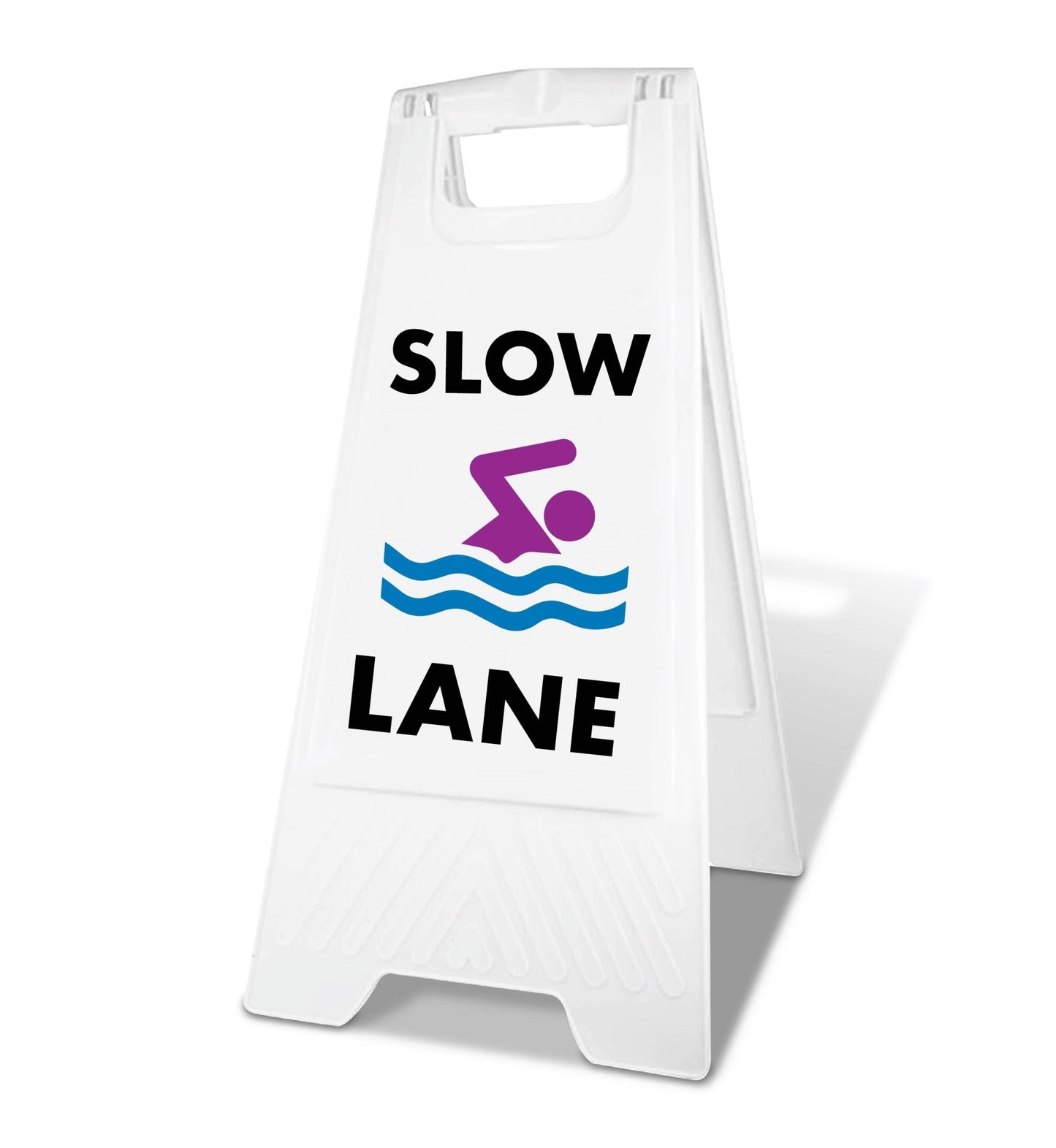 White A - Frame - Slow Lane - New Signs