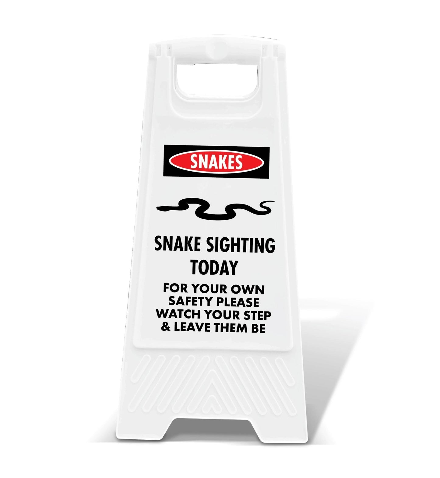 White A - Frame - Snakes Sighting Today - New Signs