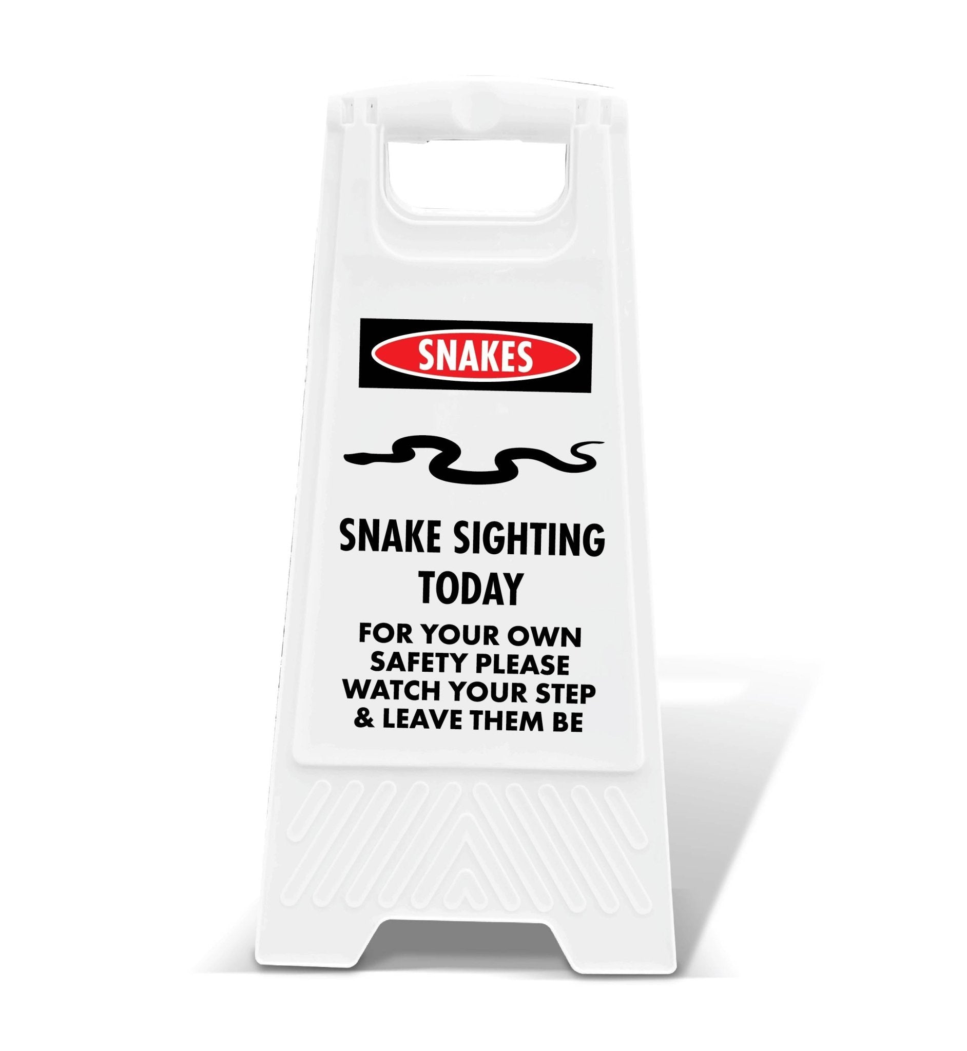 White A - Frame - Snakes Sighting Today - New Signs