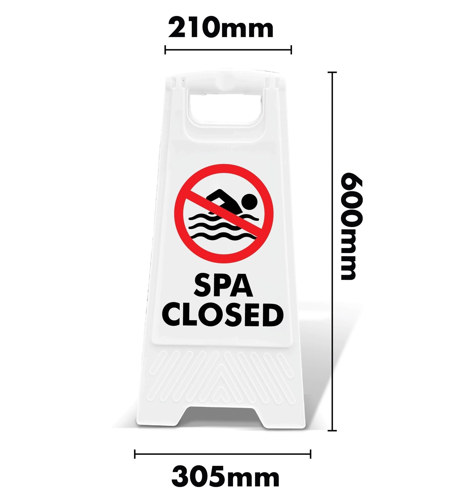 White A - Frame - Spa Closed - New Signs