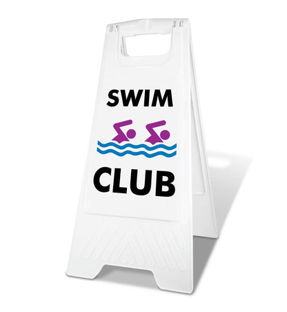 White A - Frame - Swim Club - New Signs