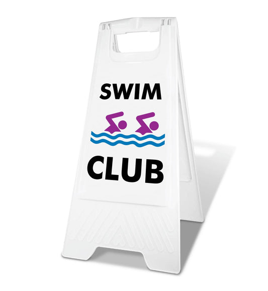 White A - Frame - Swim Club - New Signs