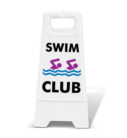 White A - Frame - Swim Club - New Signs
