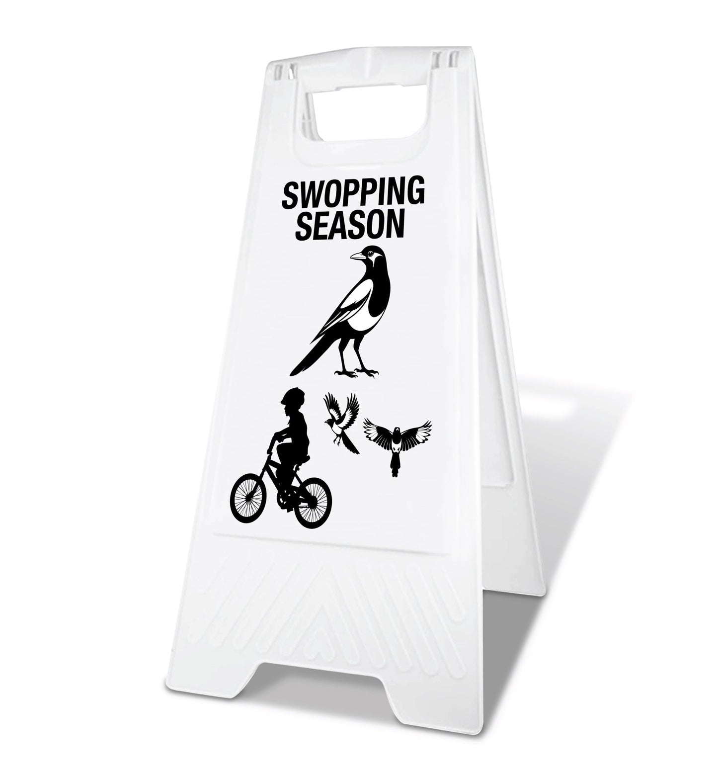 White A - Frame - Swooping Season - New Signs