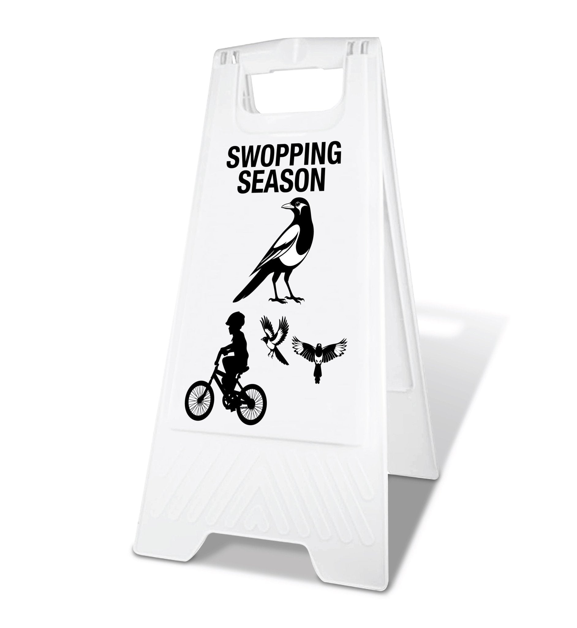 White A - Frame - Swooping Season - New Signs