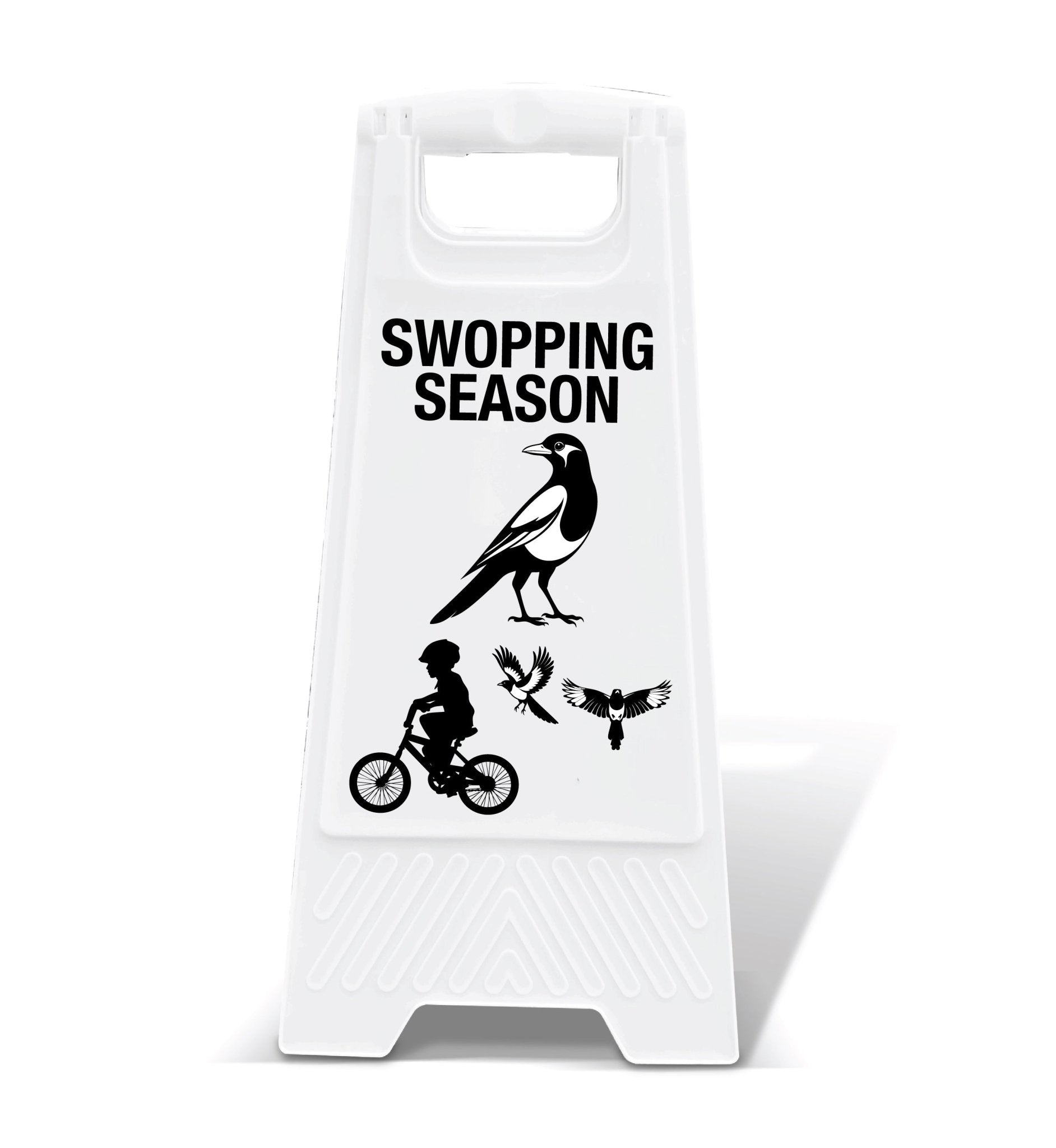 White A - Frame - Swooping Season - New Signs