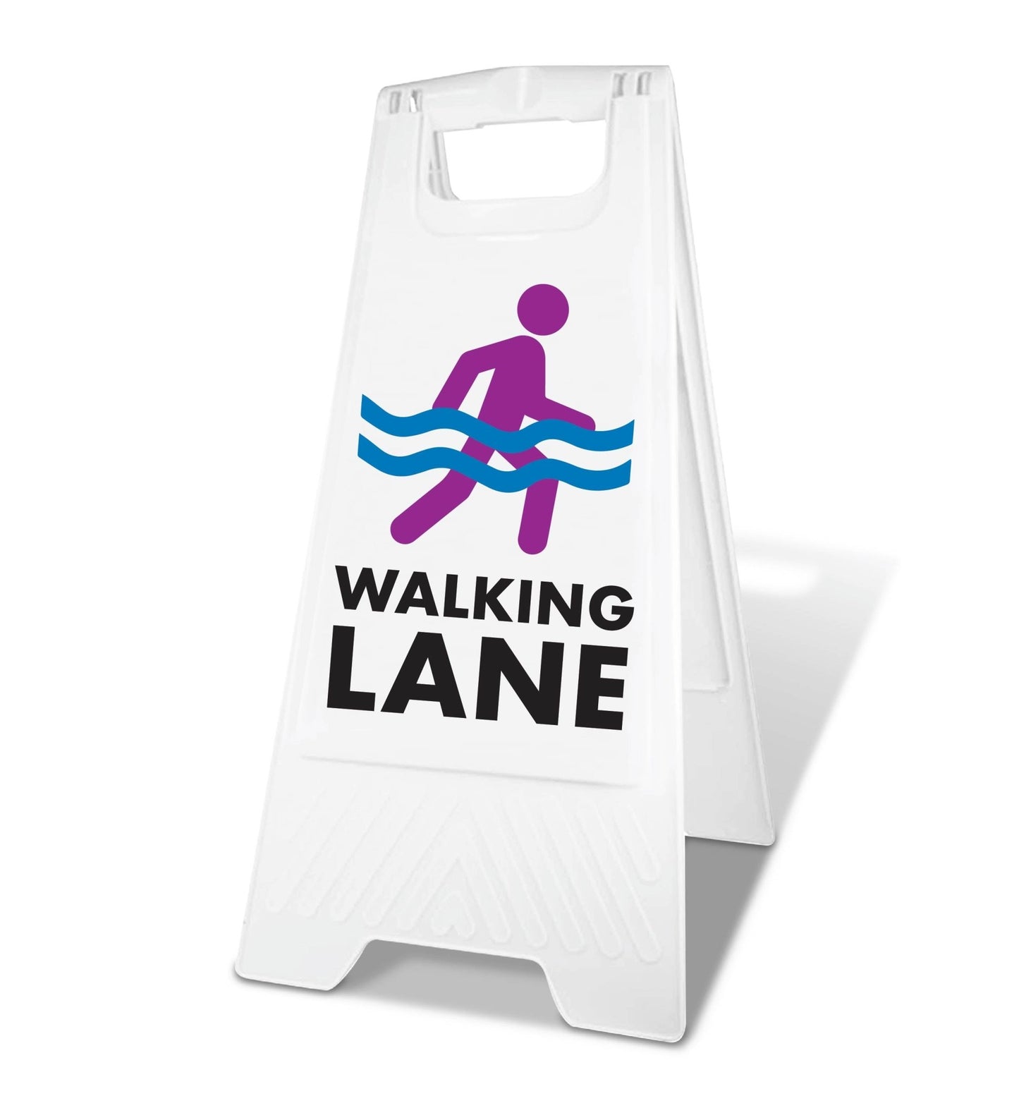 White A - Frame - Walking Lane - New Signs
