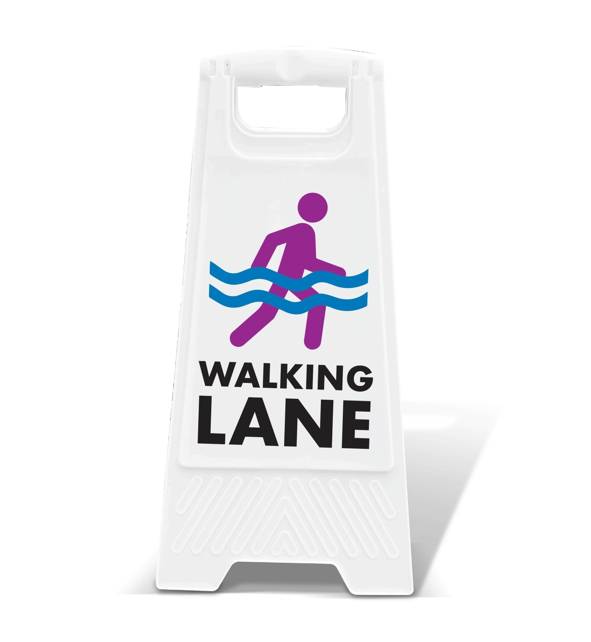 White A - Frame - Walking Lane - New Signs