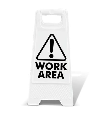White A - Frame - Work Area - New Signs