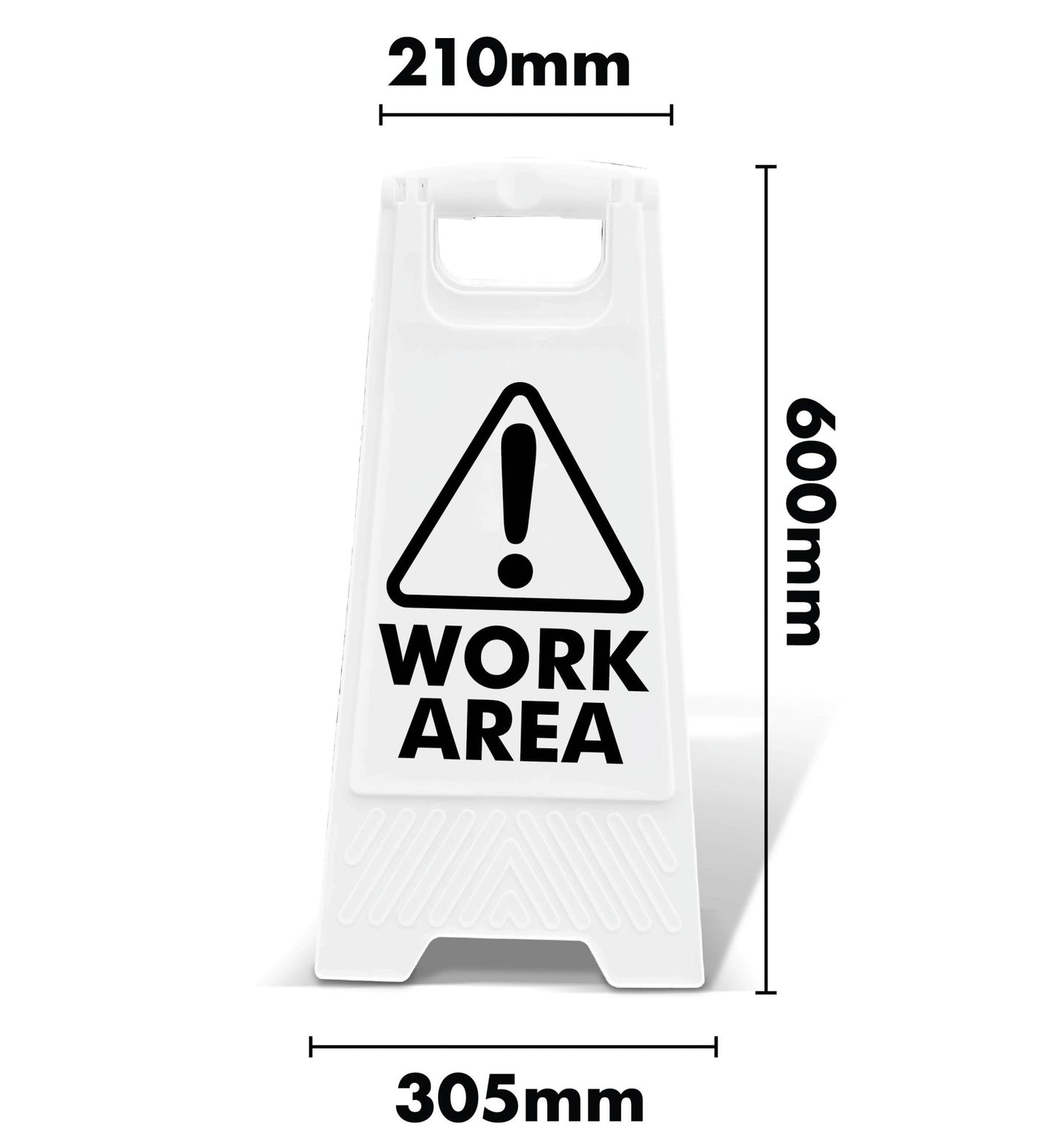 White A - Frame - Work Area - New Signs