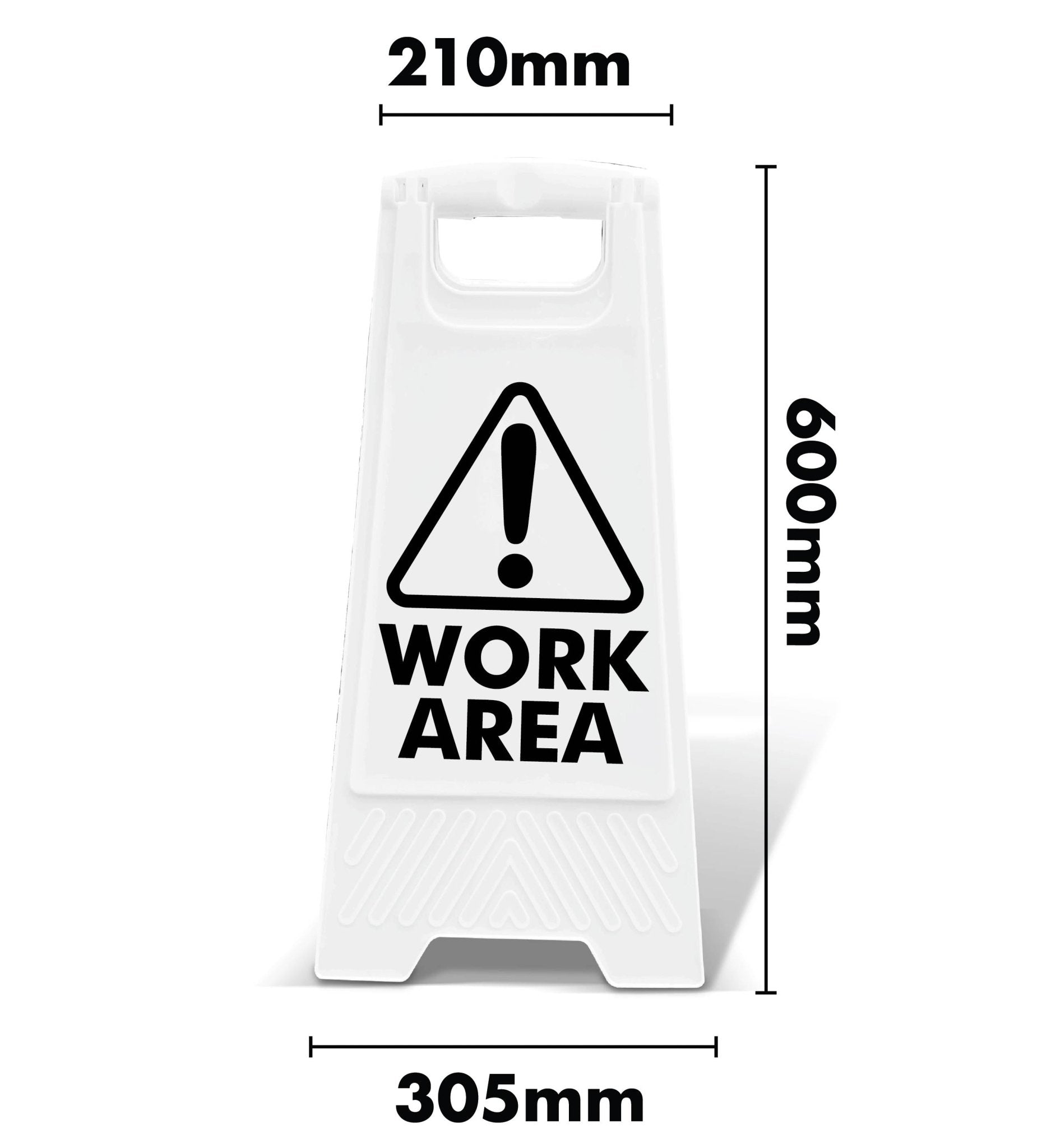 White A - Frame - Work Area - New Signs