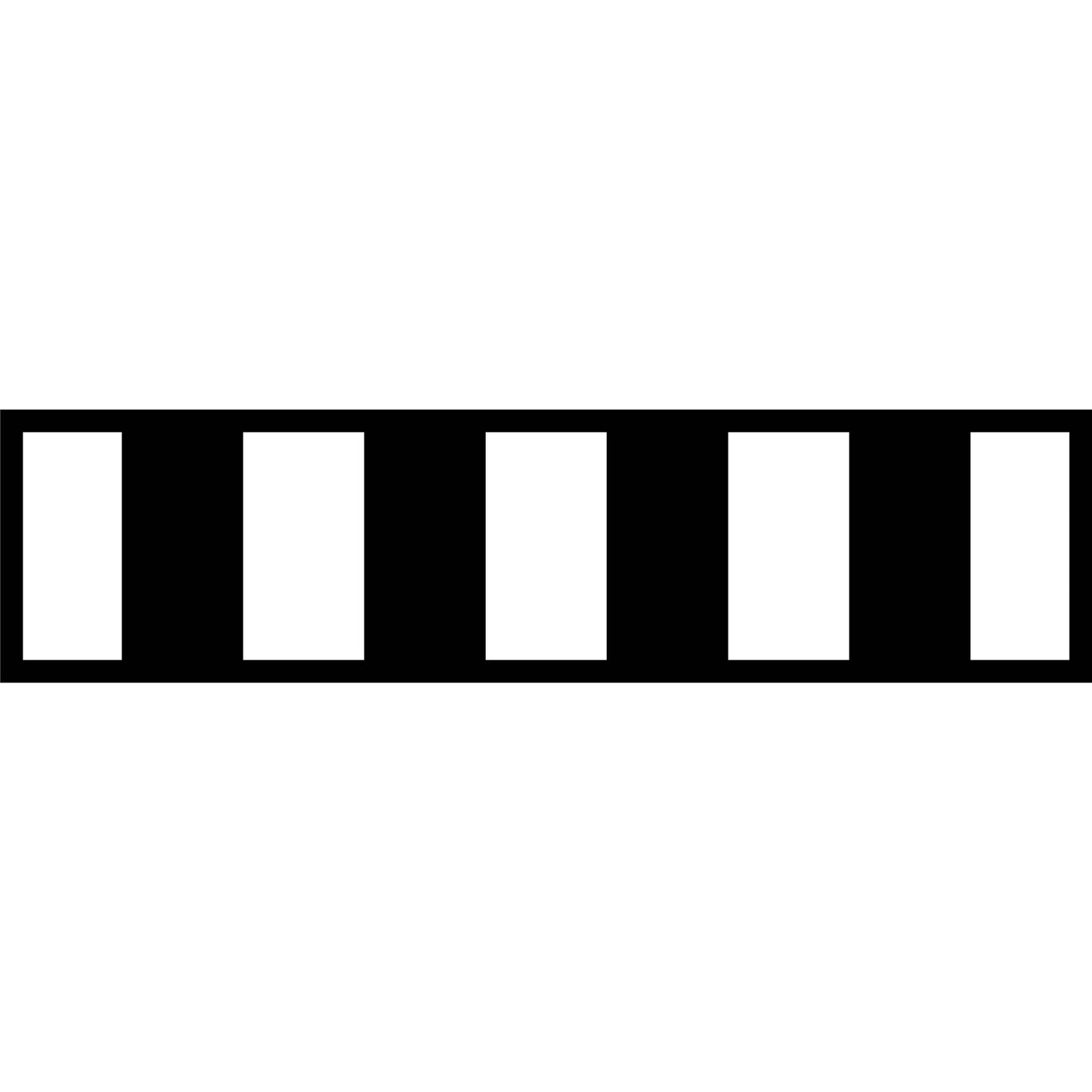 White Black Bold Stripes Multi Message Traffic Sign - New Signs
