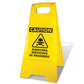 Yellow A - Frame - Caution Ammonia Servicing In Progress - New Signs