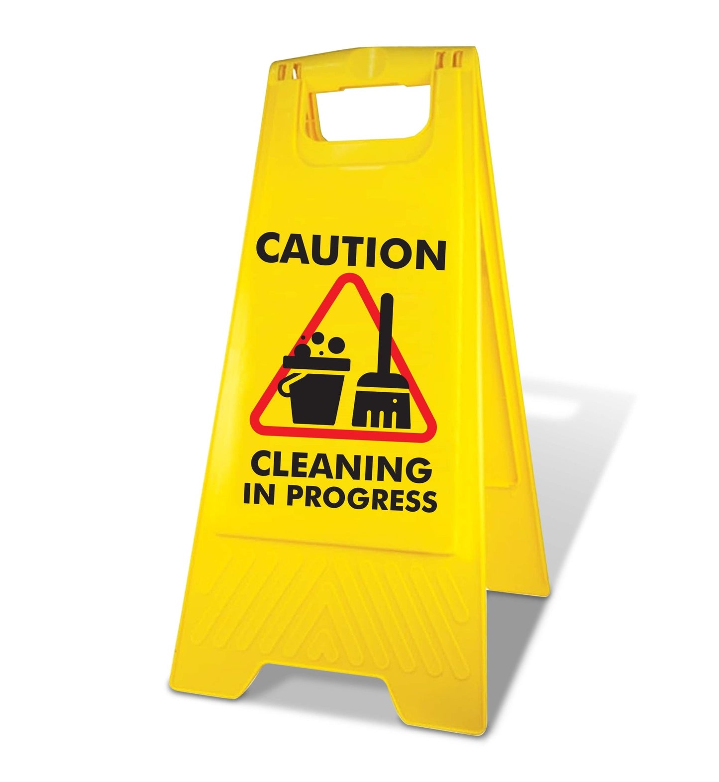 Yellow A - Frame - Caution Cleaning In Progress - New Signs