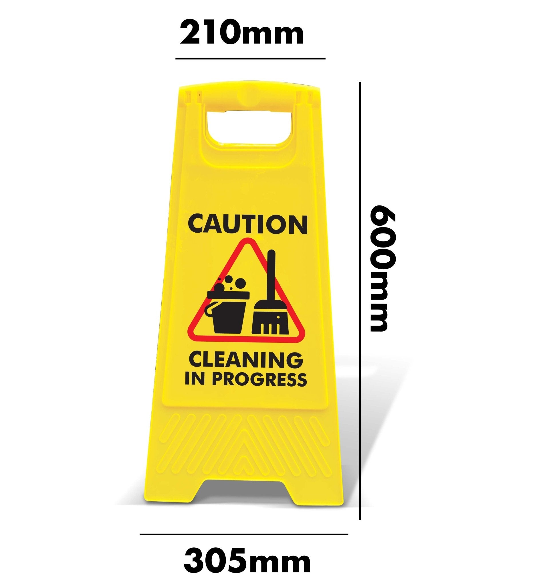 Yellow A-Frame - Caution Cleaning In Progress – New Signs