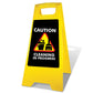 Yellow A - Frame - Caution Cleaning In Progress Black - New Signs