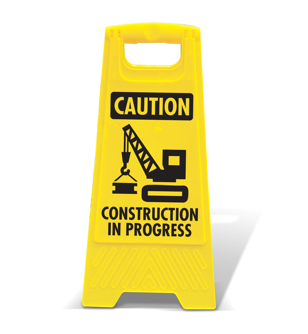 Construction In Process Sign Yellow A-Frame - Caution Construction In Progress – New Signs