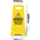 Yellow A - Frame - Caution High Pressure Water Jetting In Progress - New Signs