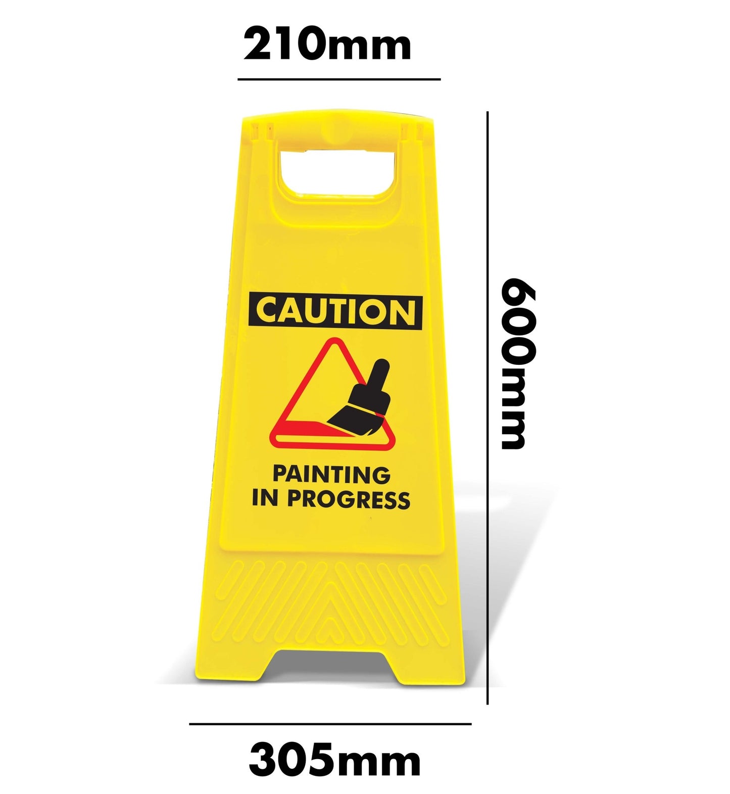 Yellow A - Frame - Caution Painting In Progress - New Signs
