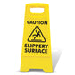 Yellow A - Frame - Caution Slippery Surface - New Signs