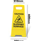 Yellow A - Frame - Caution Slippery Surface - New Signs