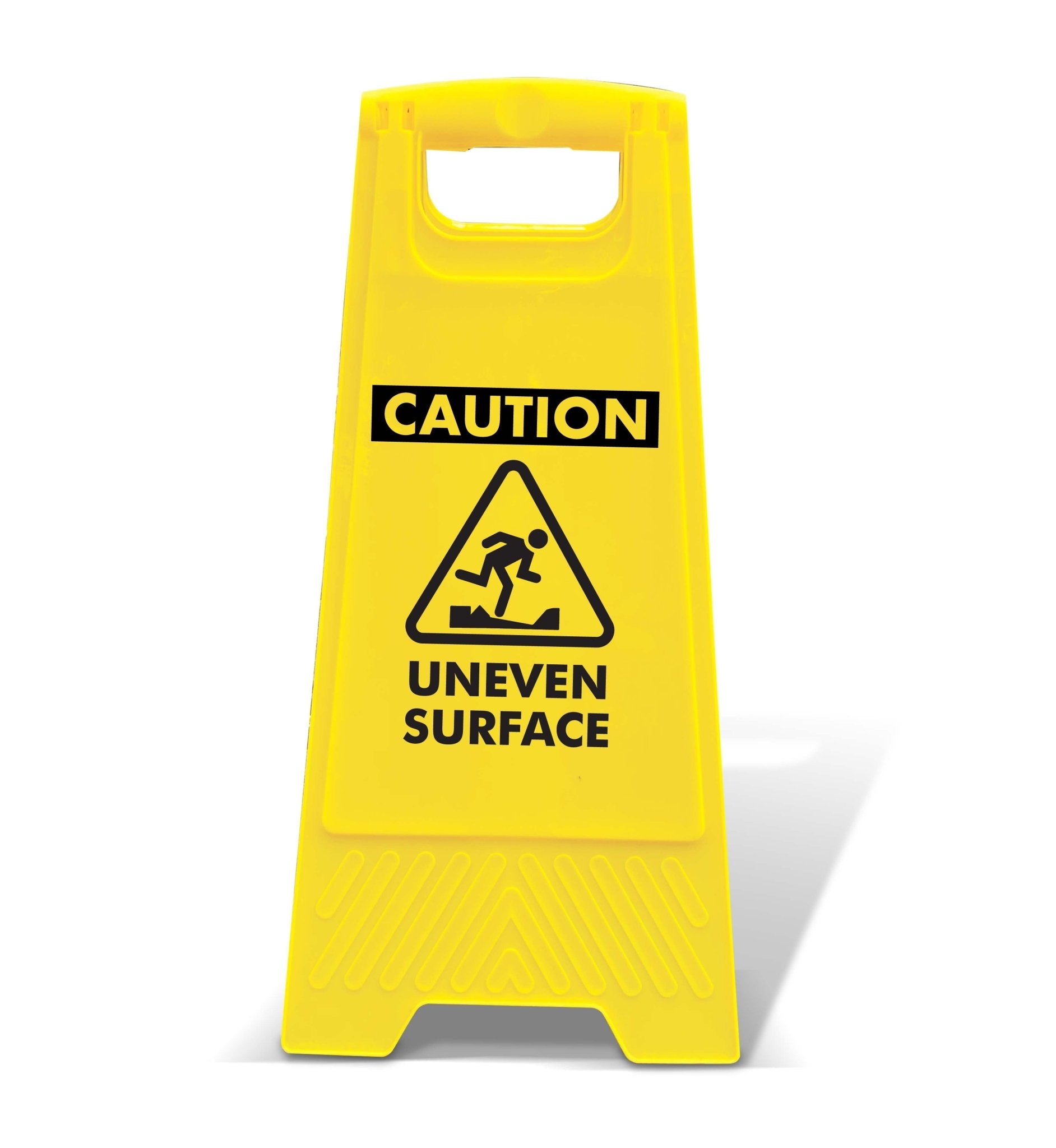 Yellow A - Frame - Caution Uneven Surface - New Signs