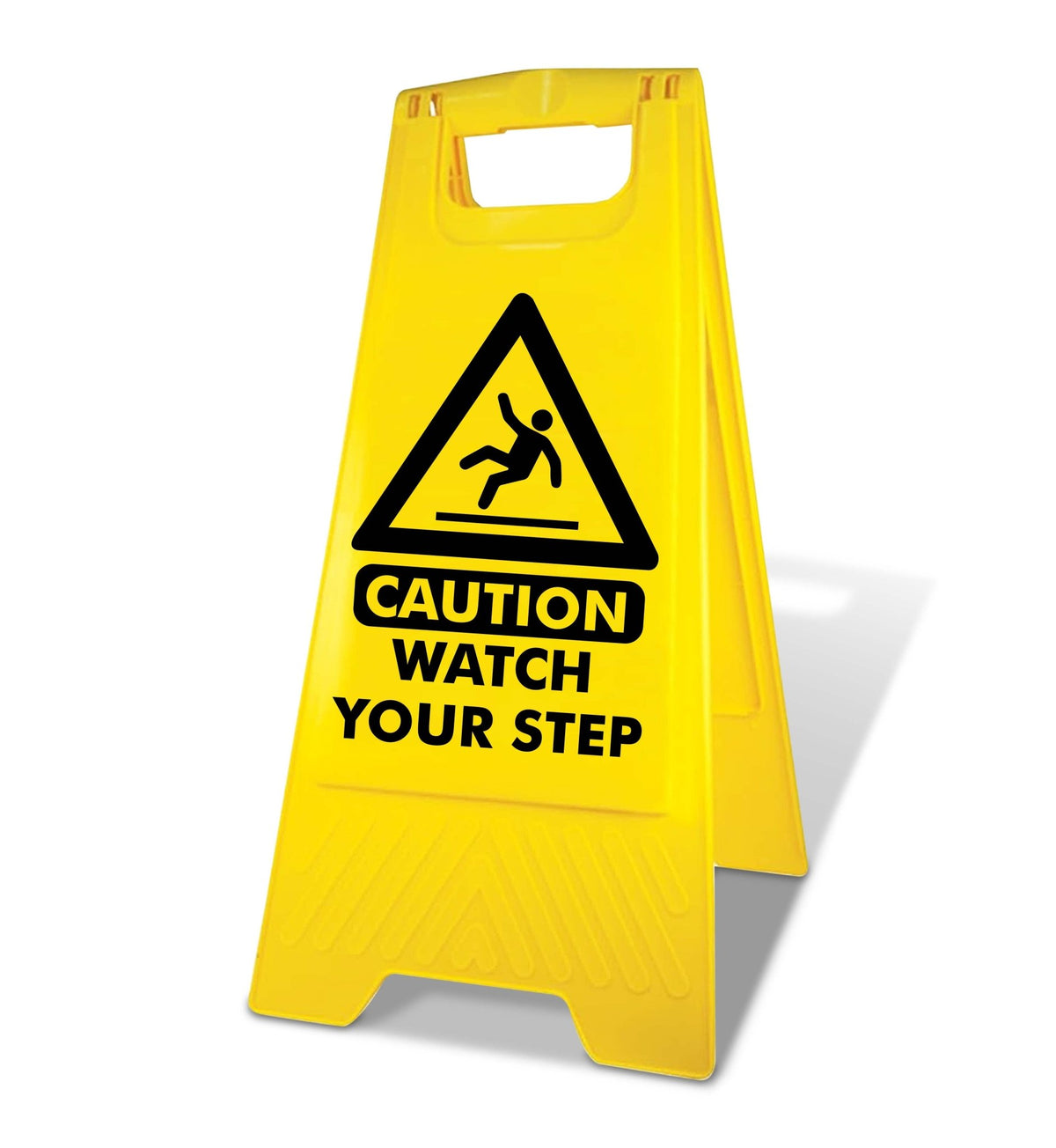 Yellow A-Frame - Caution Watch Your Step – New Signs