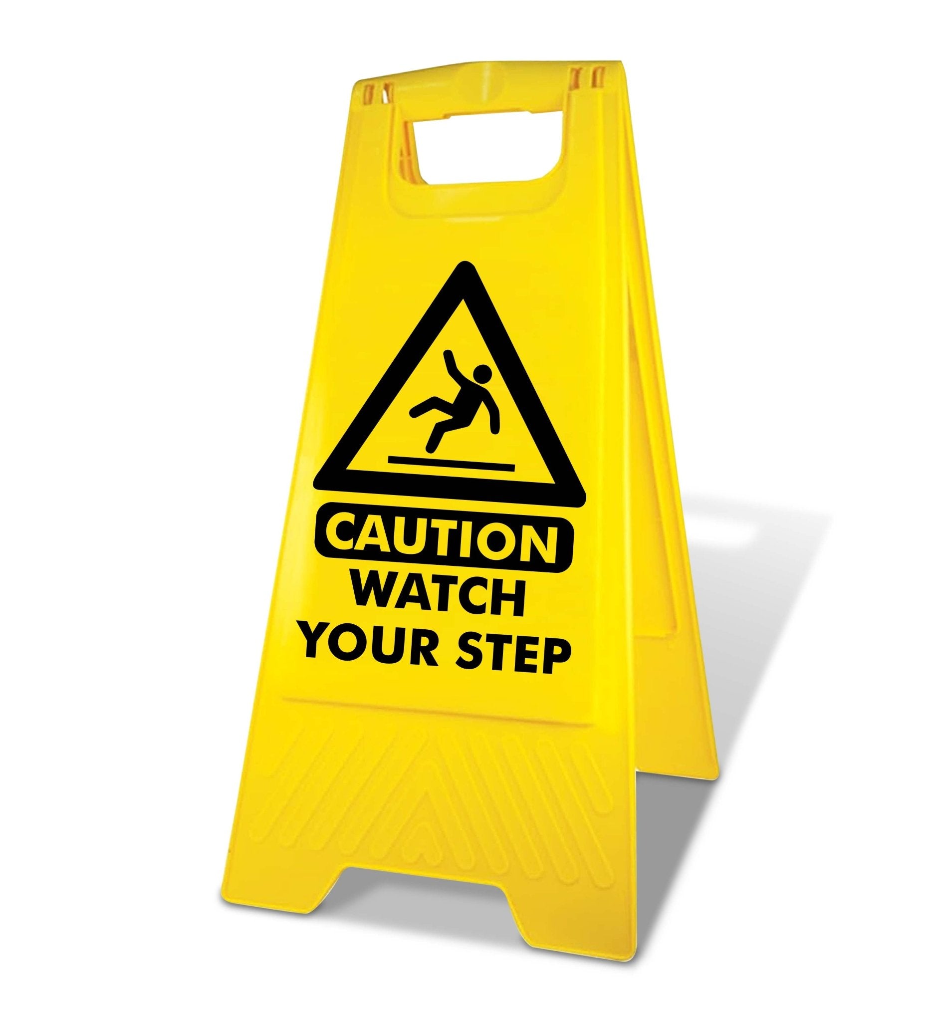 Yellow A - Frame - Caution Watch Your Step - New Signs
