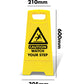 Yellow A - Frame - Caution Watch Your Step - New Signs