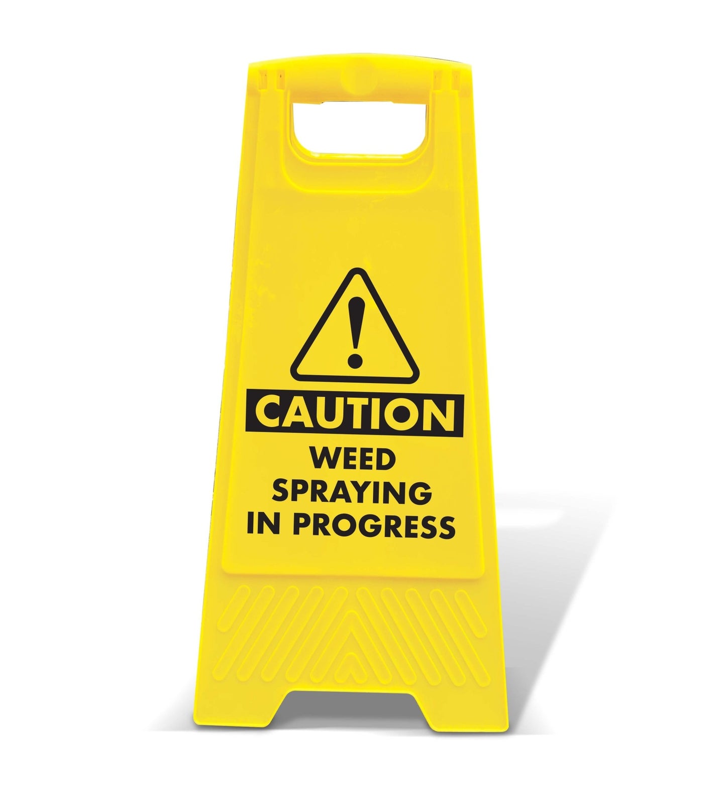 Yellow A - Frame - Caution Weed Spraying In Progress - New Signs