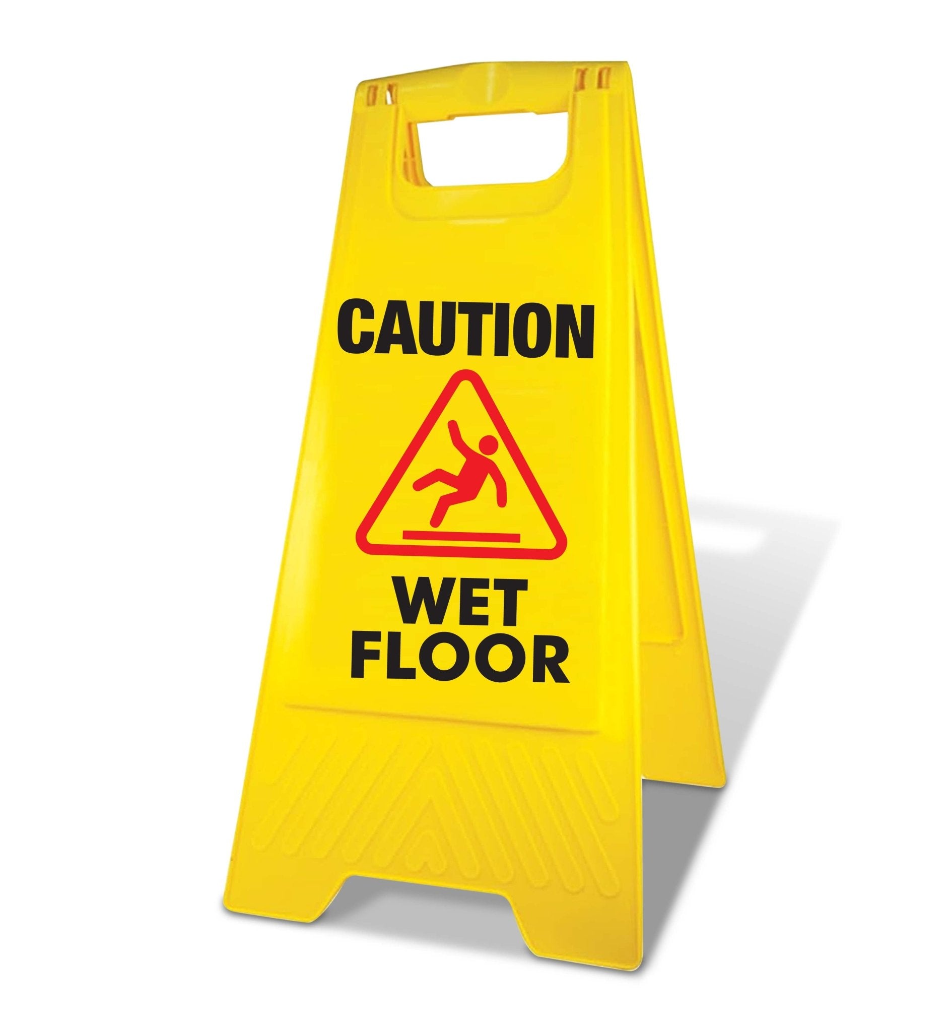 Yellow A - Frame - Caution Wet Floor - New Signs