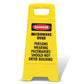 Yellow A - Frame - Danger Microwave Oven - New Signs
