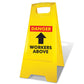 Yellow A - Frame - Danger Workers Above - New Signs